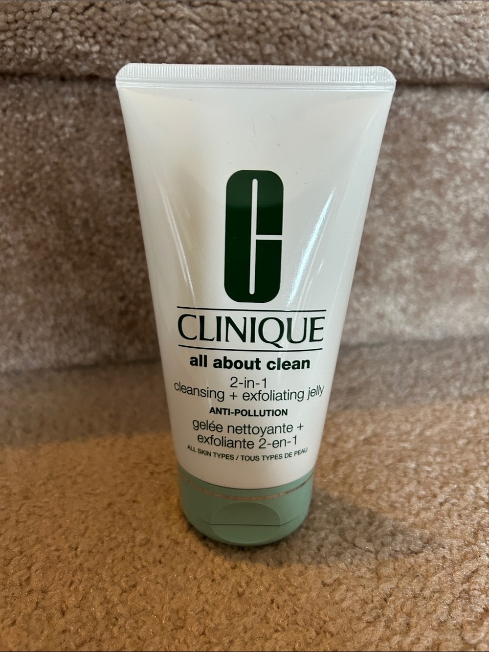 NEW Clinique All About Clean 2-in-1 Cleansing + Exfoliating Jelly